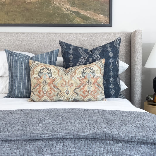 5-Piece Anatolia Blues Pillow Cover Collection